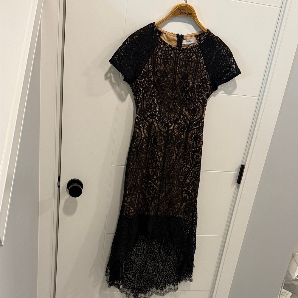 Wildfire Elegant Black Lace Dress size XS